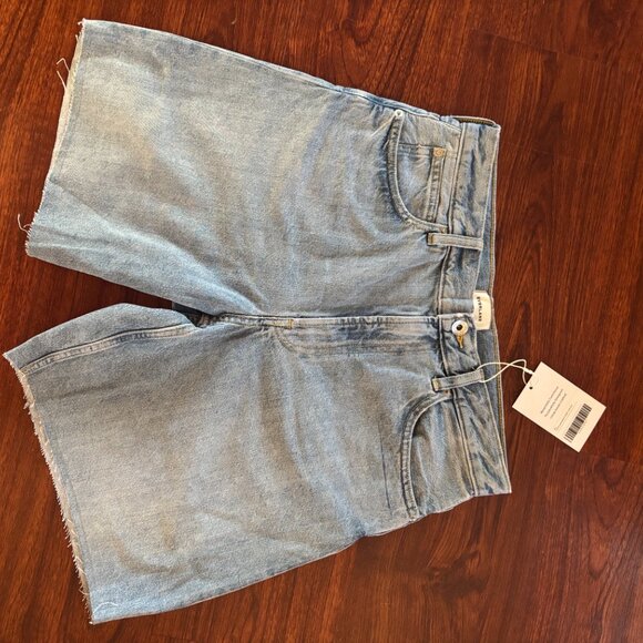 Everlane Women's OG Baggy Jean Short in Light Indigo, Size 27 - Picture 6 of 6